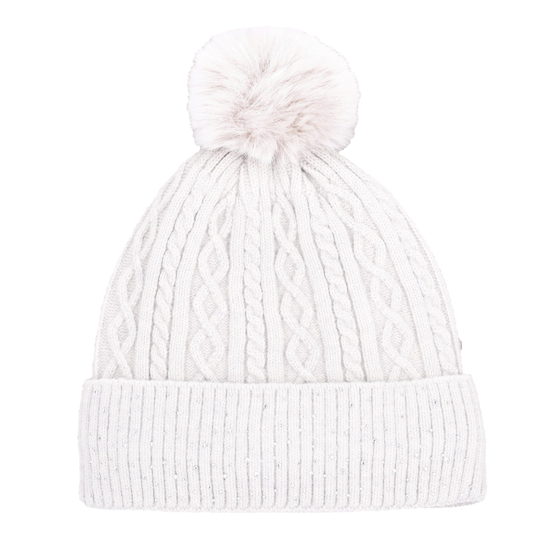 Schockemohle A/W 26 Czapka beanie glamour silver